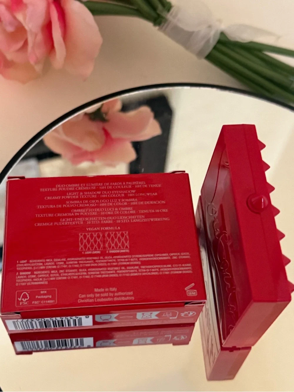 CHRISTIAN LOUBOUTIN Abracadabra Le Duo Ambretta Brown Eyeshadow Palette NIB